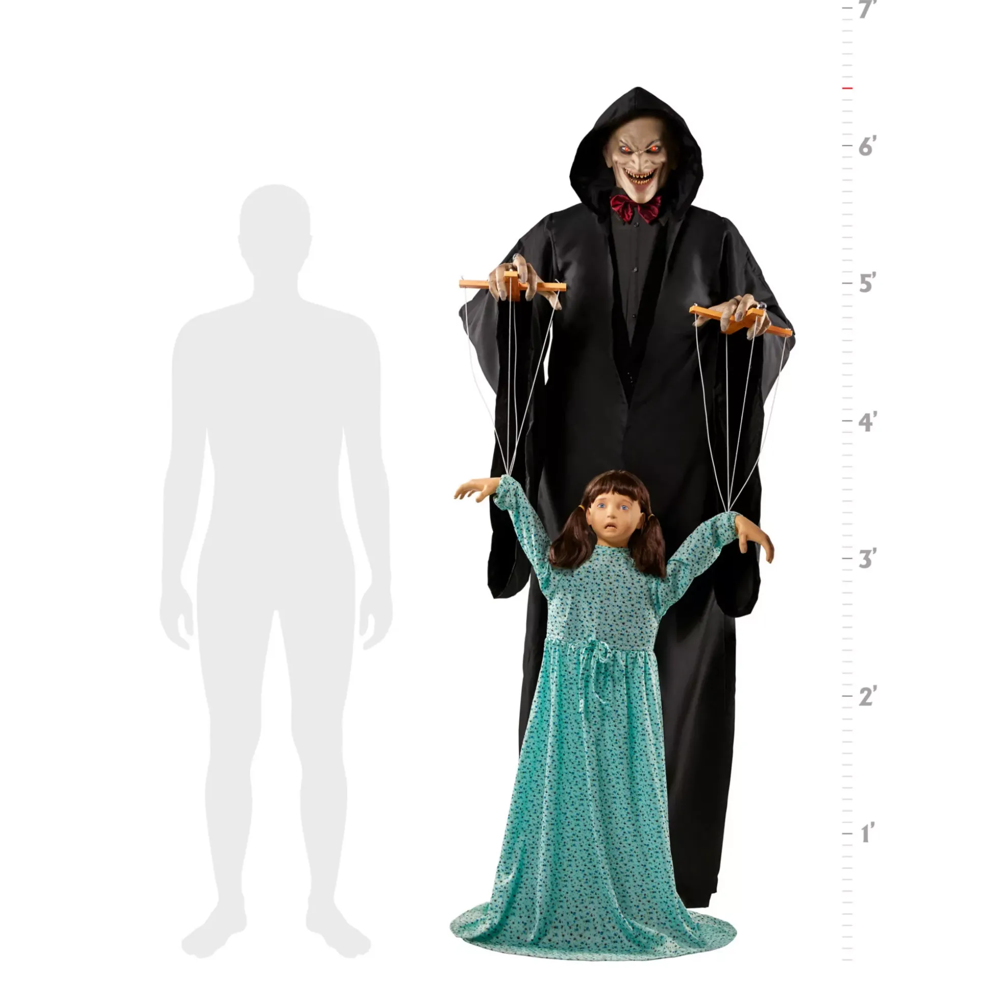 6 Ft 6 In Little Daisy and the Maestro Animatronic