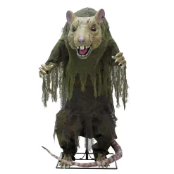 4 Ft 2 In Mutant Sewer Rat Animatronic