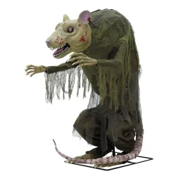4 Ft 2 In Mutant Sewer Rat Animatronic