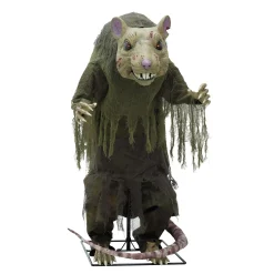 4 Ft 2 In Mutant Sewer Rat Animatronic