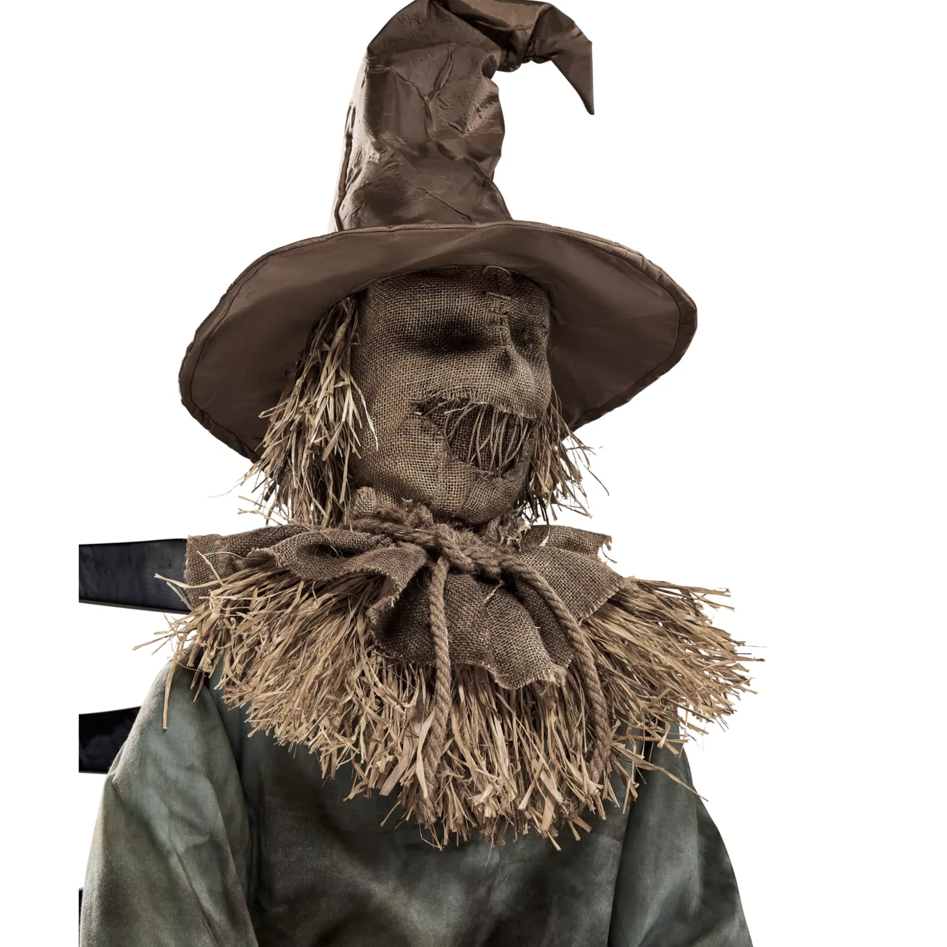 4 Ft 6 In Scary Sitting Scarecrow Animatronic