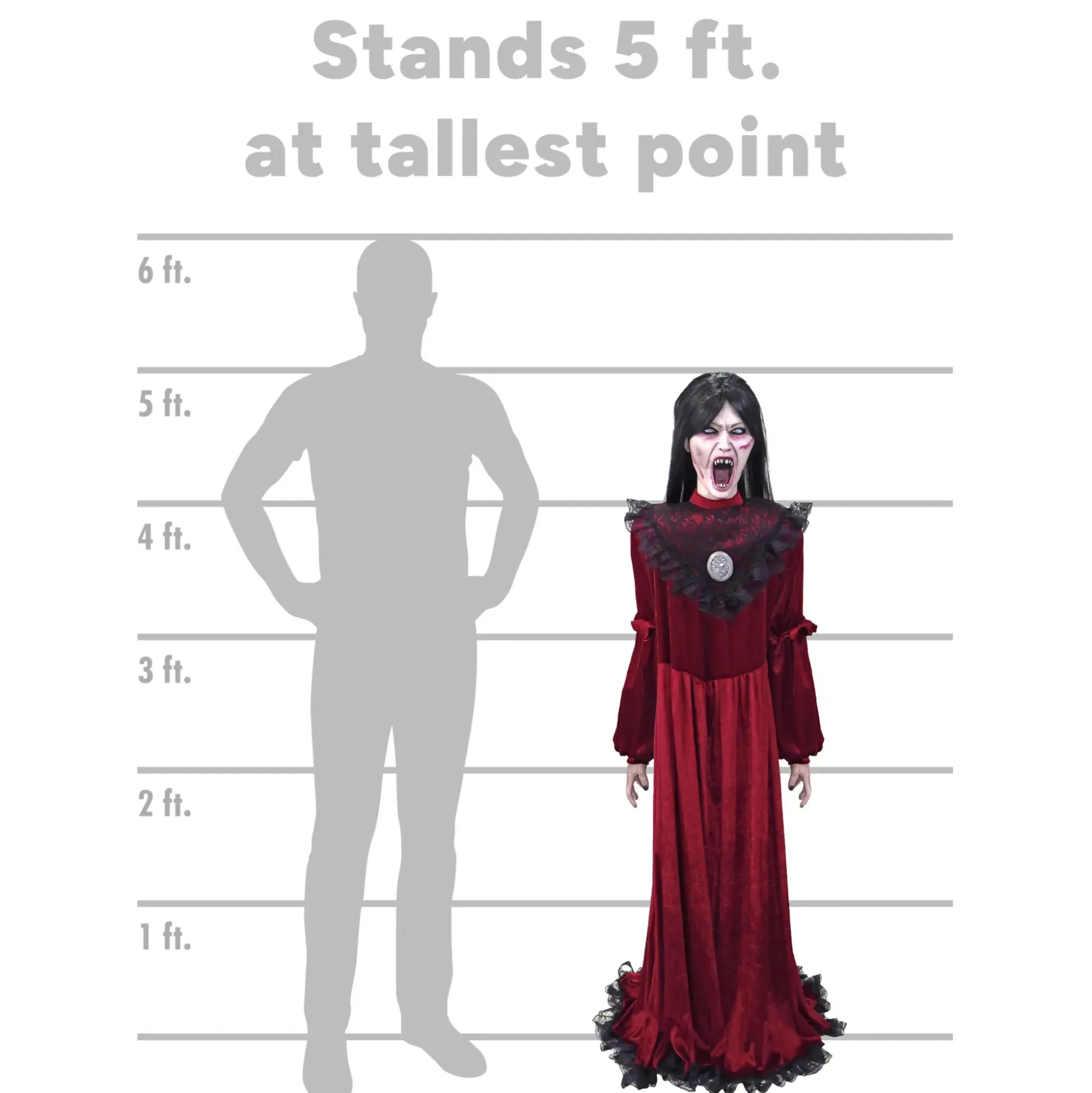 5 Ft Back Bend Bonnie Animatronic