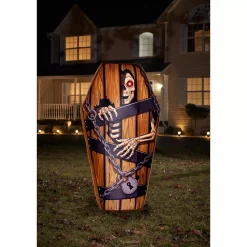 5.7 Ft Light-Up Coffin Inflatable Decoration