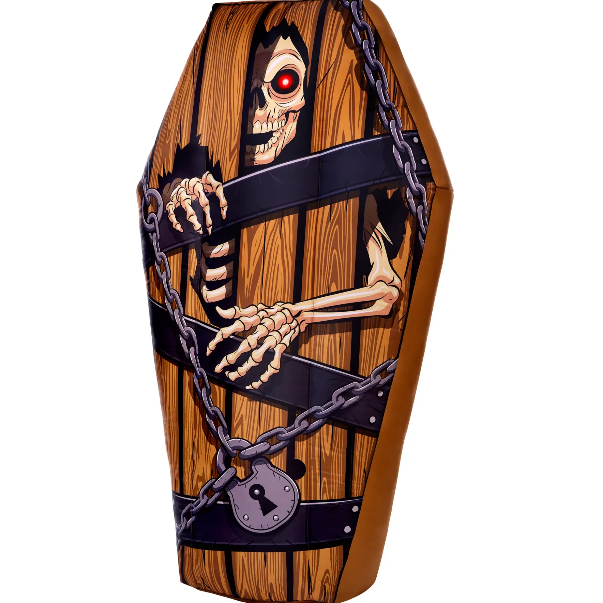 5.7 Ft Light-Up Coffin Inflatable Decoration