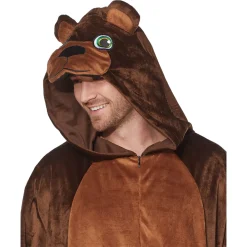 Adult Bear Jumpsuit Costume