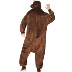 Adult Bear Jumpsuit Costume