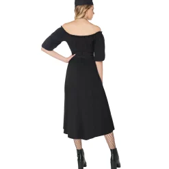 Adult Black Peasant Dress
