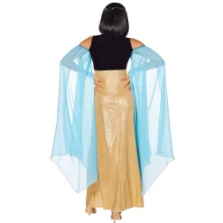 Adult Blue and Gold Egyptian Queen Costume