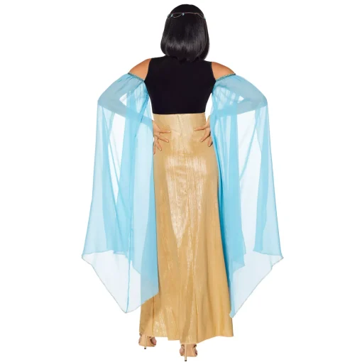 Adult Blue and Gold Egyptian Queen Costume