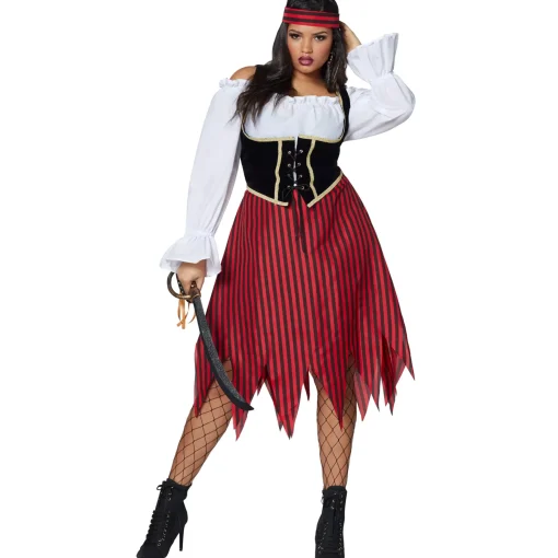Adult Buccaneer Beauty Pirate Costume