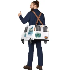 Adult Carpet Cleaning Van Ride-Along Costume