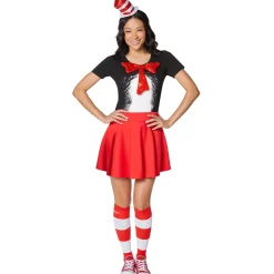 Adult Cat in the Hat Costume Kit - Dr. Seuss