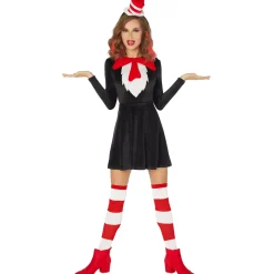 Adult Cat in the Hat Dress - Dr. Seuss