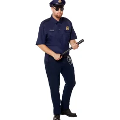 Adult Cop Plus Size Costume Kit