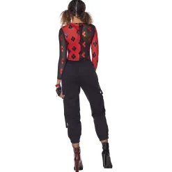 Adult Harley Quinn Mesh Top - DC Villains