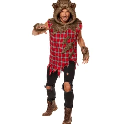 Adult Hooded Wolf Costume
