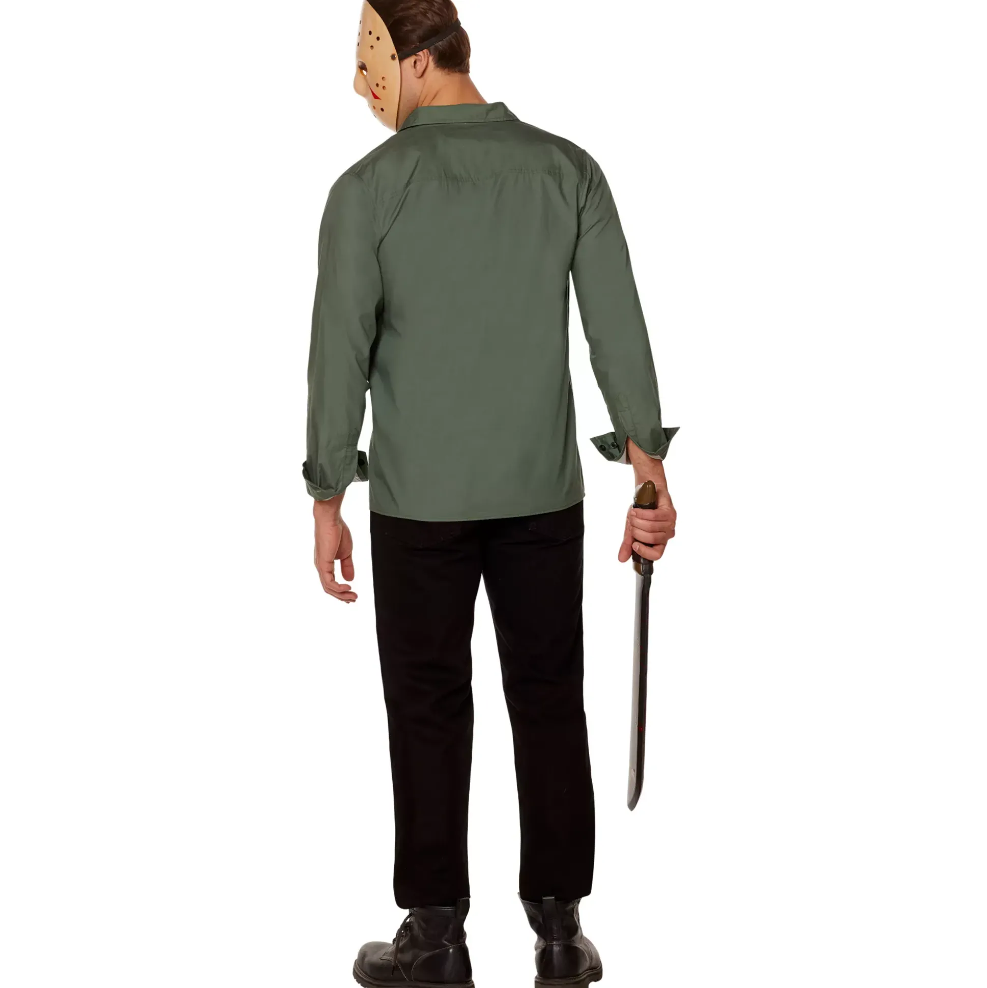 Adult Jason Voorhees Work Shirt - Friday the 13th