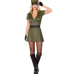 Adult Military Wrap Dress Costume