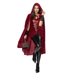 Adult Mysterious Red Riding Hood Costume