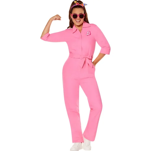 Adult Pink Power Jumpsuit - Barbie the Movie
