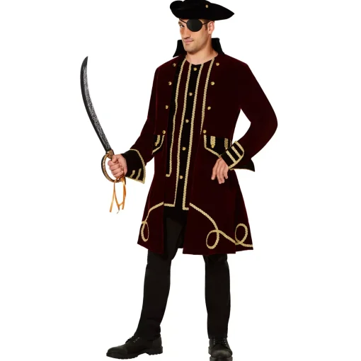 Adult Pirate Jacket - Deluxe