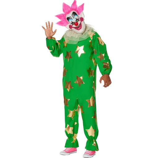 Adult Plus Size Spikey Jumpsuit Costume - Killer Klowns from Outer Space