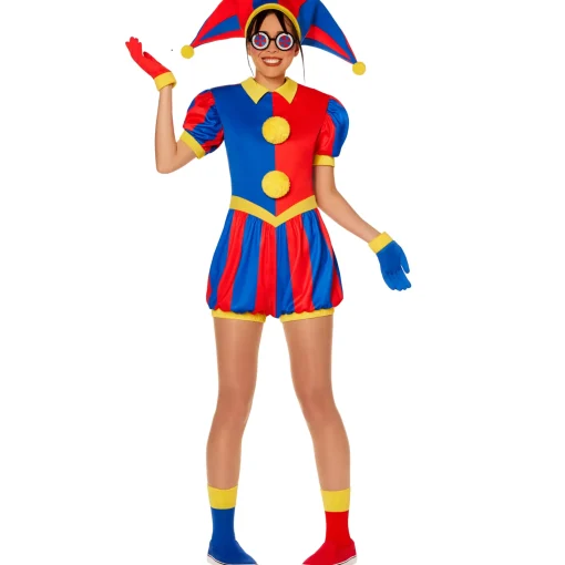 Adult Pomni Costume - The Amazing Digital Circus