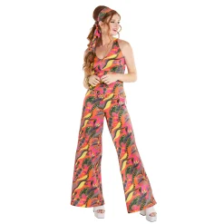 Adult 60s Hippie Jumpsuit Costume