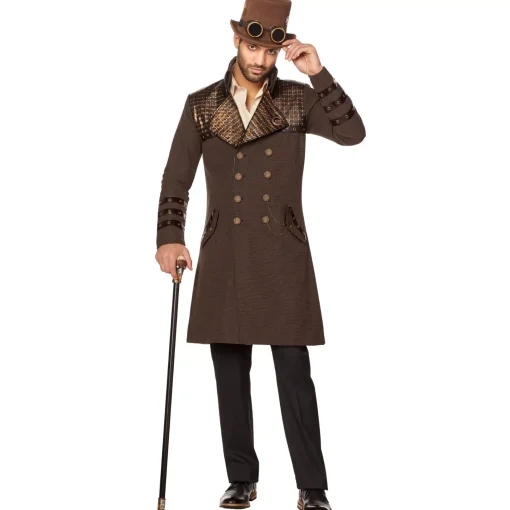 Adult Steampunk Duster Jacket
