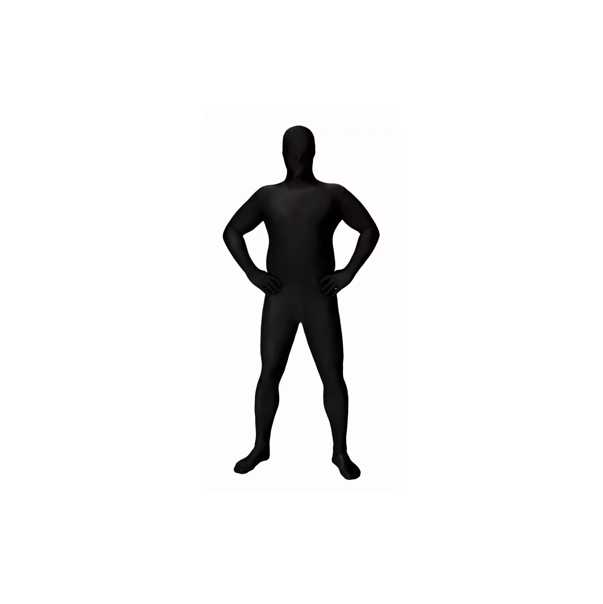 Adult Super Skins Black Zentai Skin Suit Costume