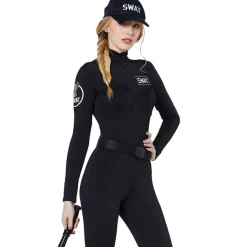 Adult Swat Catsuit Plus Size Costume