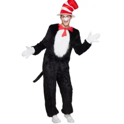 Adult The Cat in the Hat Jumpsuit - Dr. Seuss