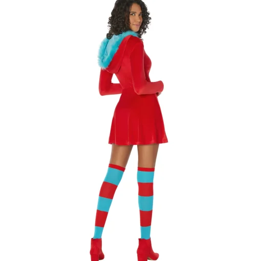 Adult Thing 1 and Thing 2 Dress Costume - Dr. Seuss
