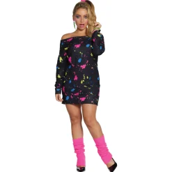 Adult Totally '80s Costume Dress