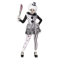 Adult Twisted Trickster Clown Costume