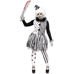 Adult Twisted Trickster Clown Costume