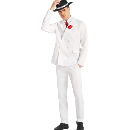 Adult White '20s Mobster Suit