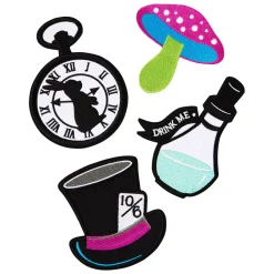 Alice in Wonderland Patch Set - 4 Pack