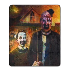Art the Clown American Goth Fleece Blanket - Terrifier