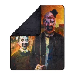 Art the Clown American Goth Fleece Blanket - Terrifier