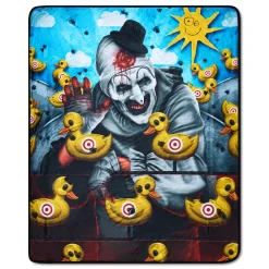 Art the Clown Ducks Fleece Blanket - Terrifier