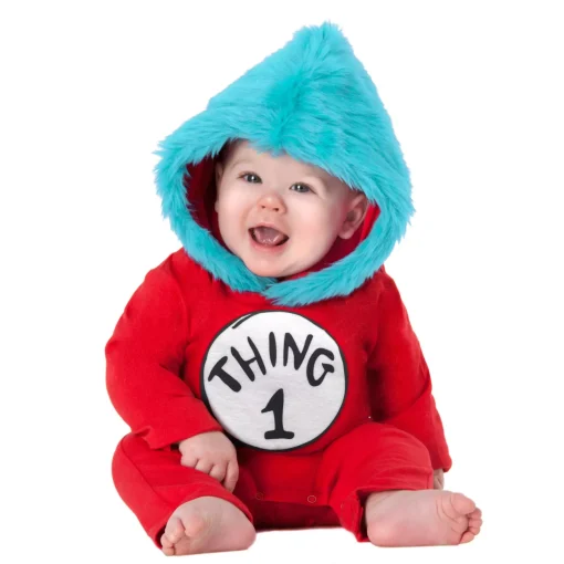 Baby Thing 1 and Thing 2 Costume - Dr. Seuss