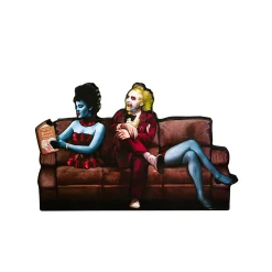 Beetlejuice Couch Sign
