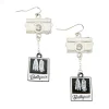 Beetlejuice Polaroid Earrings