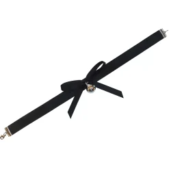 Bell Bow Choker Necklace
