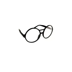 Black Round School Nerd Glasses
