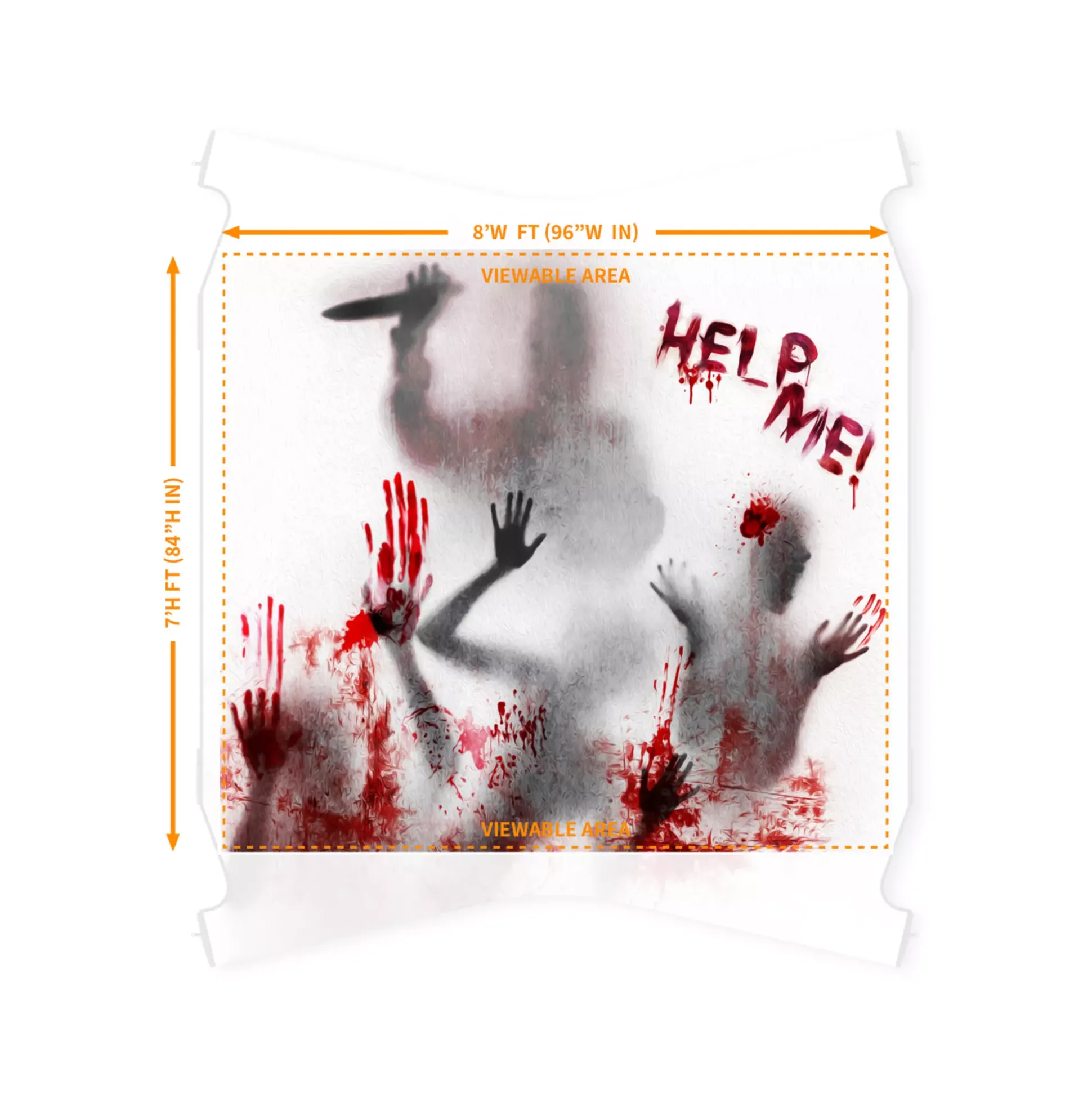 Bloody Hands Garage Single Door Cover
