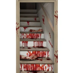 Bloody Stairs Door Cover