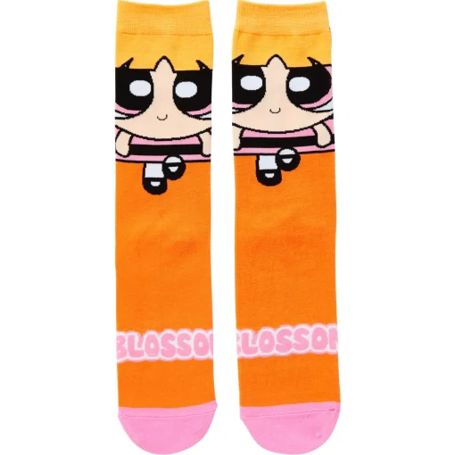 Blossom Crew Socks - The Powerpuff Girls