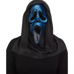 Blue Ghost Face Metallic Full Mask
